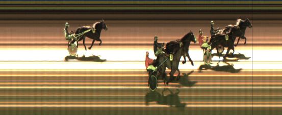 Målfoto for løp 7 på bane JA den 11.01.2020