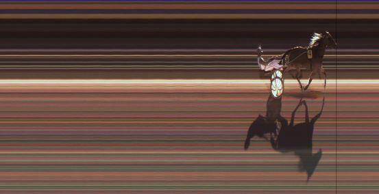 Målfoto for løp 1 på bane JA den 16.01.2020