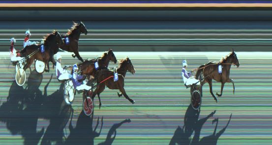 Målfoto for løp 2 på bane JA den 16.01.2020