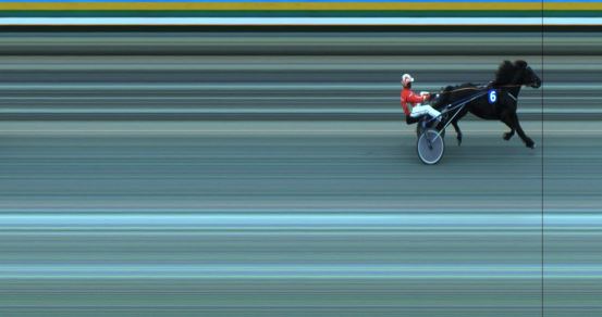 Målfoto for løp 2 på bane JA den 30.01.2020