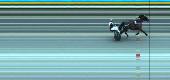 Målfoto for løp 6 på bane JA den 30.01.2020