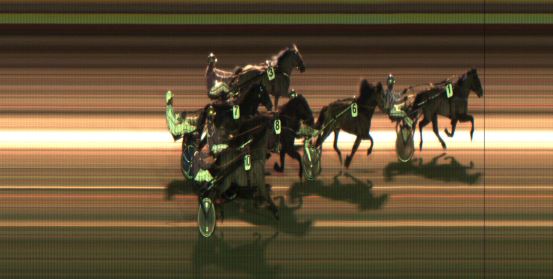 Målfoto for løp 5 på bane JA den 07.02.2020