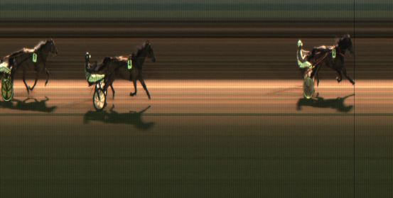 Målfoto for løp 5 på bane JA den 14.02.2020