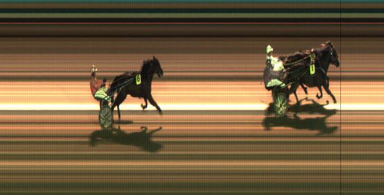 Målfoto for løp 1 på bane JA den 21.02.2020