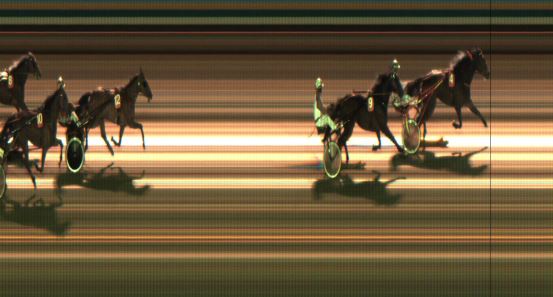 Målfoto for løp 3 på bane JA den 21.02.2020