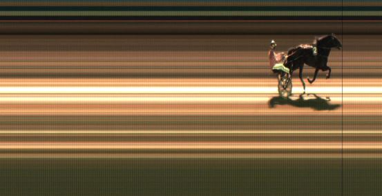 Målfoto for løp 8 på bane JA den 21.02.2020