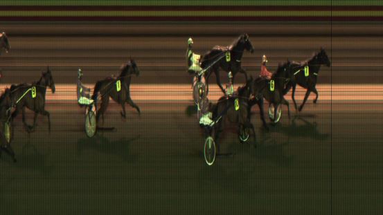 Målfoto for løp 1 på bane JA den 06.03.2020