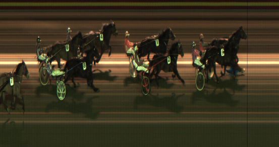 Målfoto for løp 5 på bane JA den 06.03.2020