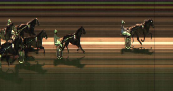 Målfoto for løp 8 på bane JA den 06.03.2020