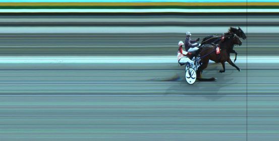 Målfoto for løp 3 på bane JA den 12.03.2020