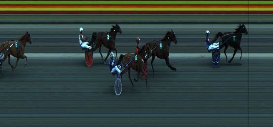 Målfoto for løp 4 på bane JA den 29.04.2020