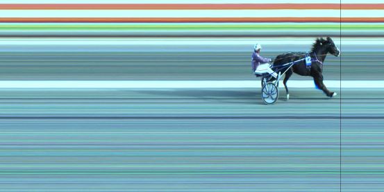 Målfoto for løp 2 på bane JA den 10.05.2020