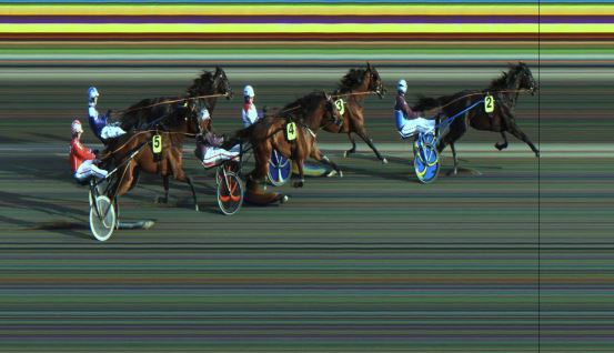 Målfoto for løp 1 på bane JA den 16.05.2020