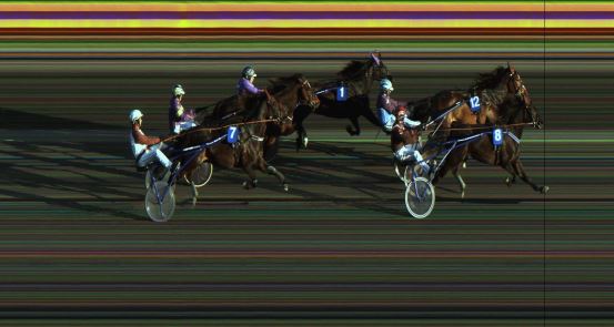 Målfoto for løp 2 på bane JA den 16.05.2020