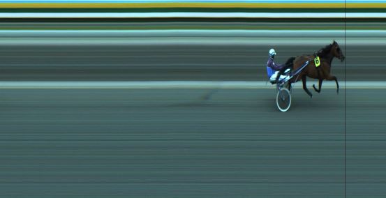 Målfoto for løp 1 på bane JA den 22.05.2020