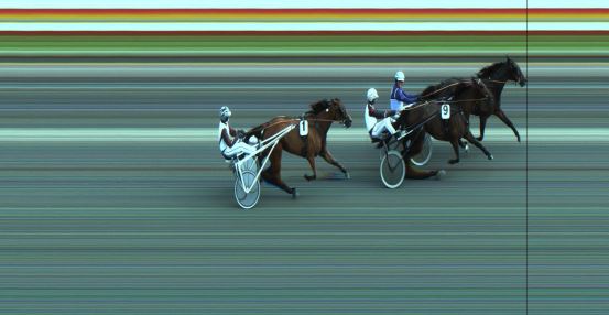 Målfoto for løp 5 på bane JA den 08.06.2020