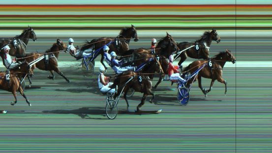 Målfoto for løp 6 på bane JA den 08.06.2020