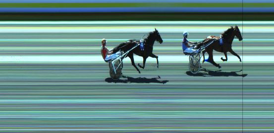 Målfoto for løp 2 på bane JA den 15.06.2020