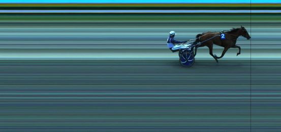 Målfoto for løp 2 på bane JA den 29.06.2020