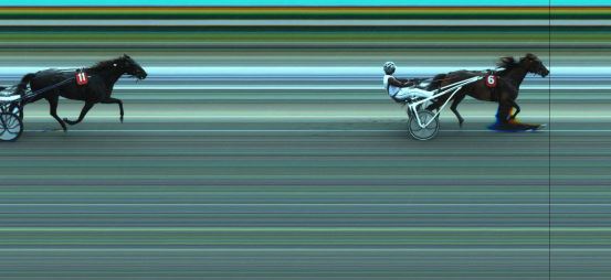 Målfoto for løp 3 på bane JA den 29.06.2020