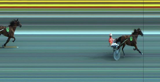 Målfoto for løp 9 på bane JA den 04.07.2020