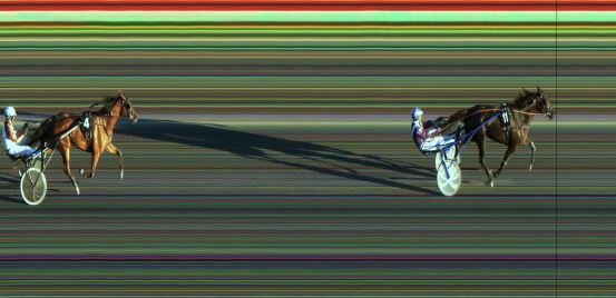 Målfoto for løp 6 på bane JA den 31.07.2020