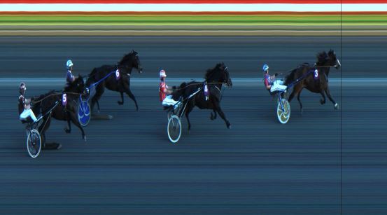 Målfoto for løp 8 på bane JA den 31.07.2020