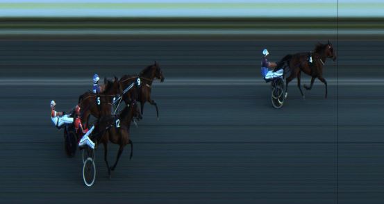 Målfoto for løp 6 på bane JA den 14.08.2020