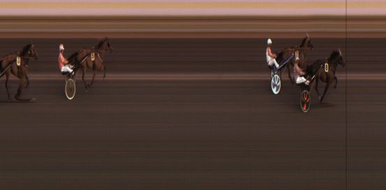 Målfoto for løp 7 på bane JA den 14.08.2020