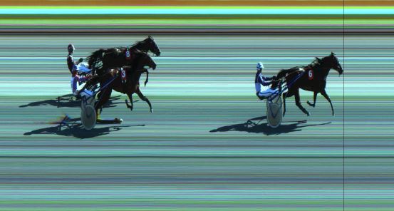 Målfoto for løp 3 på bane JA den 25.08.2020