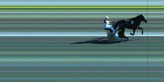 Målfoto for løp 4 på bane JA den 31.08.2020