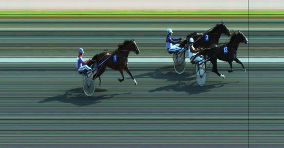 Målfoto for løp 2 på bane JA den 10.09.2020