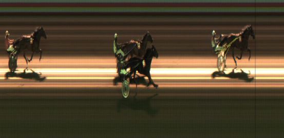 Målfoto for løp 3 på bane JA den 25.09.2020