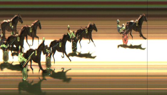 Målfoto for løp 7 på bane JA den 25.09.2020