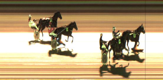 Målfoto for løp 9 på bane JA den 25.09.2020