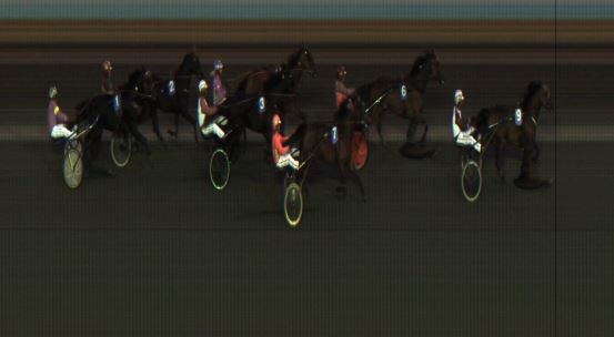 Målfoto for løp 2 på bane JA den 09.10.2020