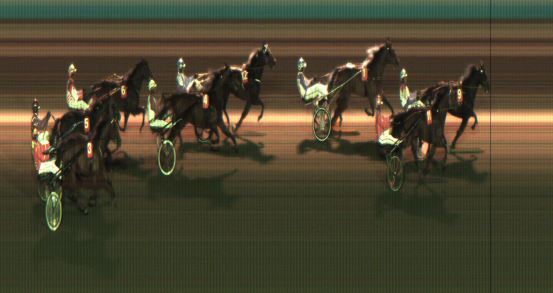 Målfoto for løp 3 på bane JA den 09.10.2020