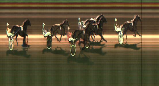 Målfoto for løp 8 på bane JA den 09.10.2020