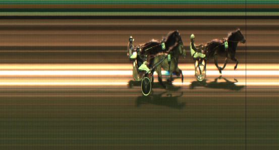 Målfoto for løp 4 på bane JA den 25.10.2020