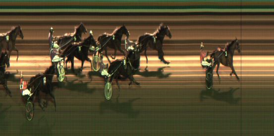 Målfoto for løp 6 på bane JA den 25.10.2020