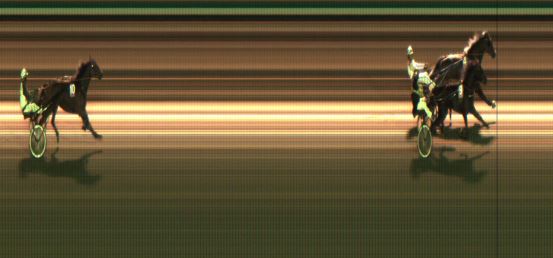 Målfoto for løp 8 på bane JA den 25.10.2020