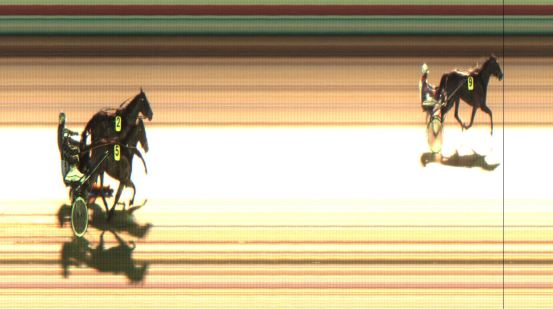 Målfoto for løp 1 på bane JA den 13.11.2020