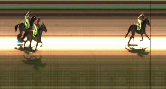 Målfoto for løp 3 på bane JA den 13.11.2020