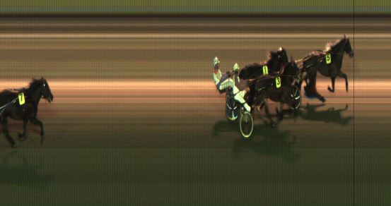 Målfoto for løp 1 på bane JA den 29.11.2020