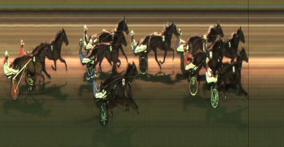 Målfoto for løp 6 på bane JA den 29.11.2020