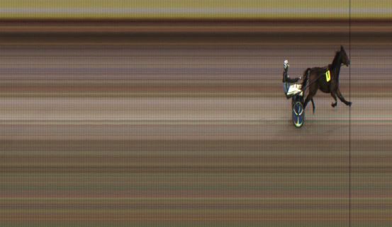 Målfoto for løp 1 på bane JA den 03.12.2020