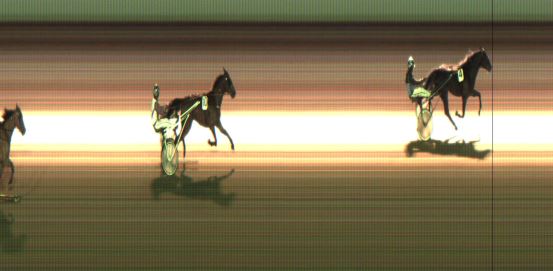 Målfoto for løp 5 på bane JA den 11.12.2020