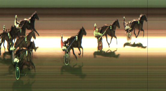 Målfoto for løp 6 på bane JA den 11.12.2020