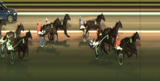 Målfoto for løp 9 på bane JA den 09.01.2021