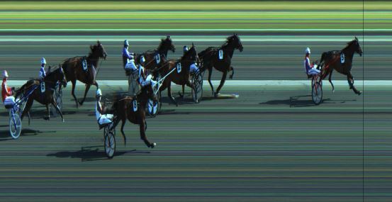 Målfoto for løp 5 på bane JA den 28.04.2021